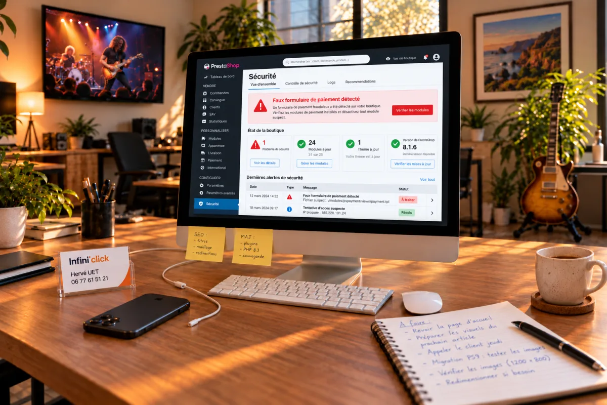 Nettoyer une boutique PrestaShop piratée