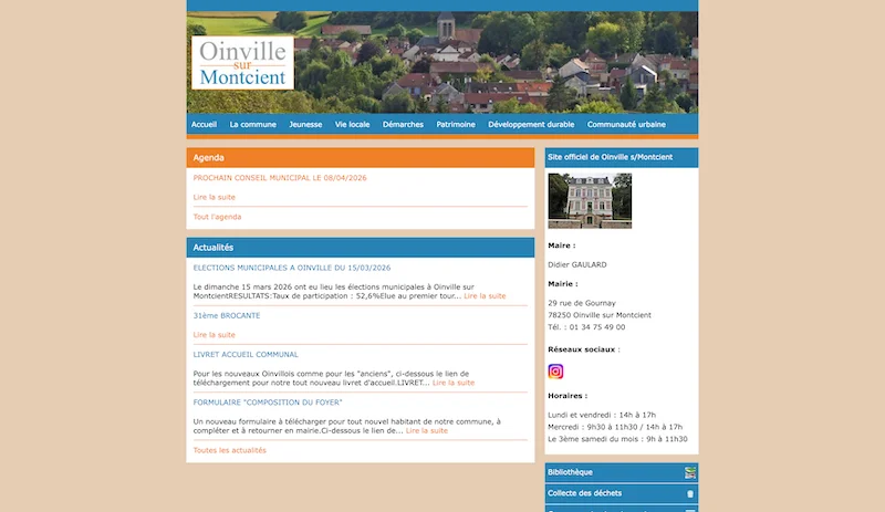 Mairie de Oinville sur Montcient