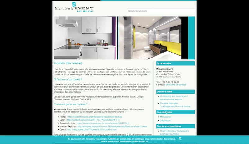 Blog Menuiserie Event