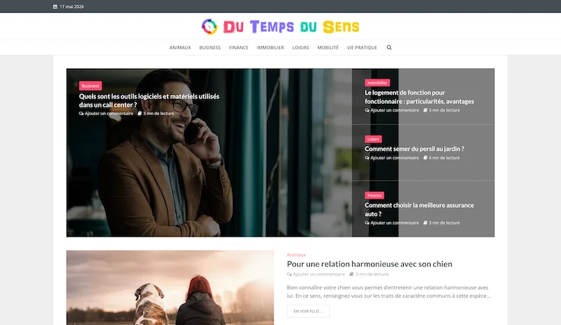 Du temps & du sens