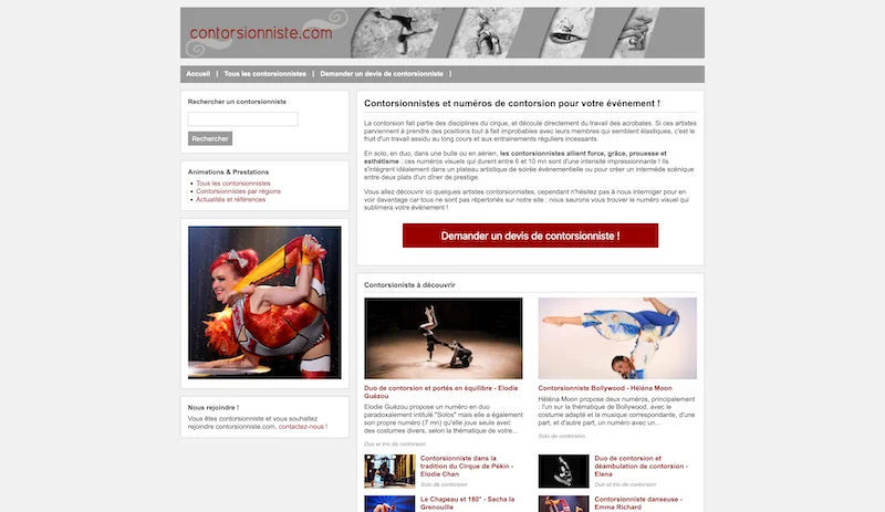 Contorsionniste.com