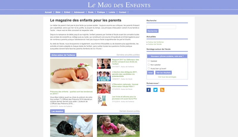 Le mag des enfants