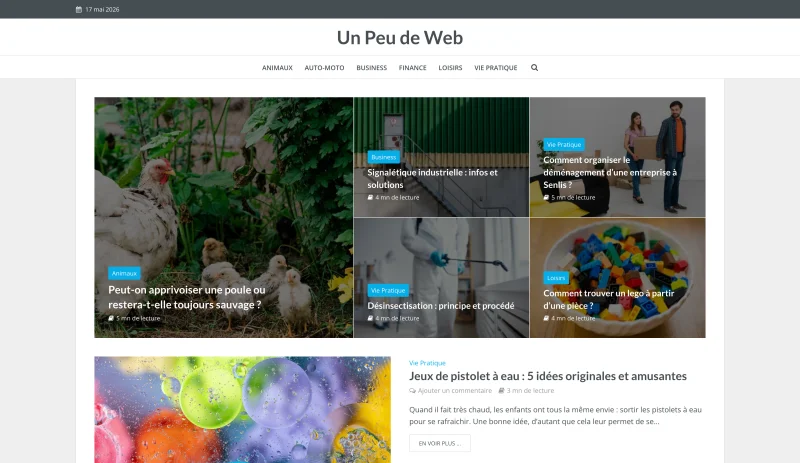 Un peu de web