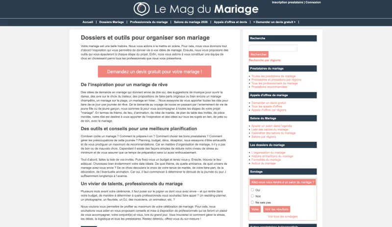 Secrets de Mariage
