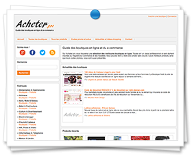 Le site du e-commerce