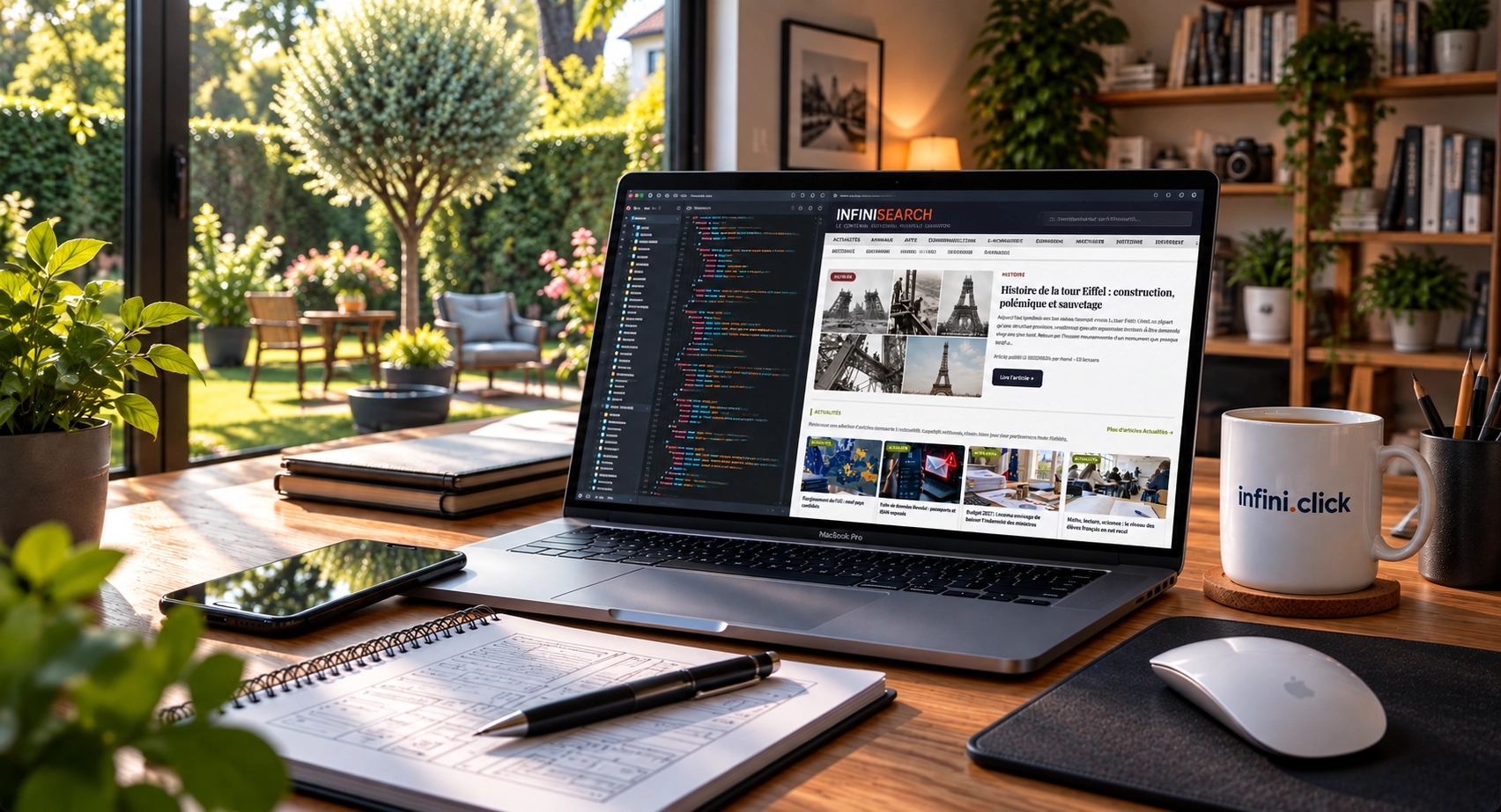 Espace de travail Infini'click